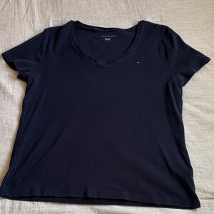 Tommy Hilfiger Women's Classic Navy Tee Size XXL